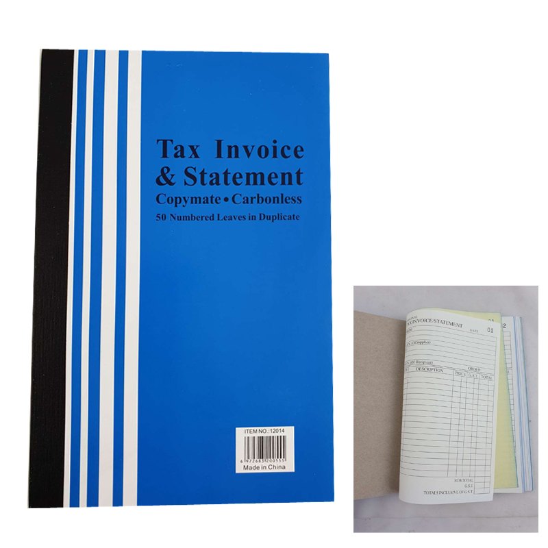 Duplicate Tax Invoice 50PG A5 Size 13.2x19.3cm