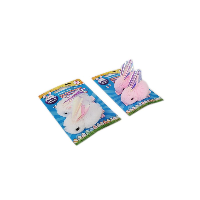 Easter Hair Bunny Clips 2pk 5cm