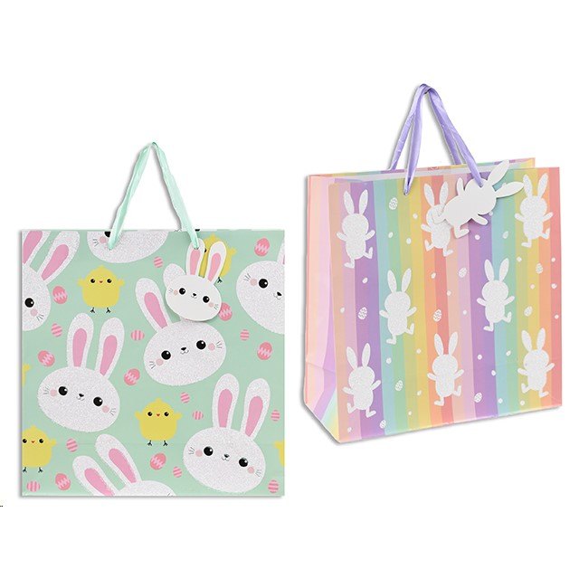 Easter Bag Glossy Glitter Large