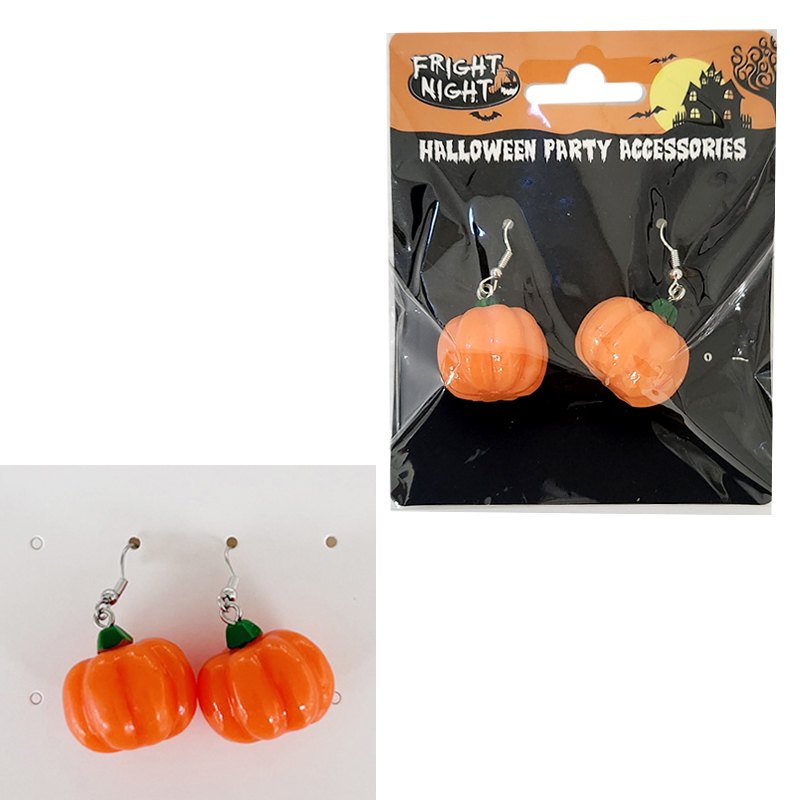 Halloween Earrings Pumpkin Dsn