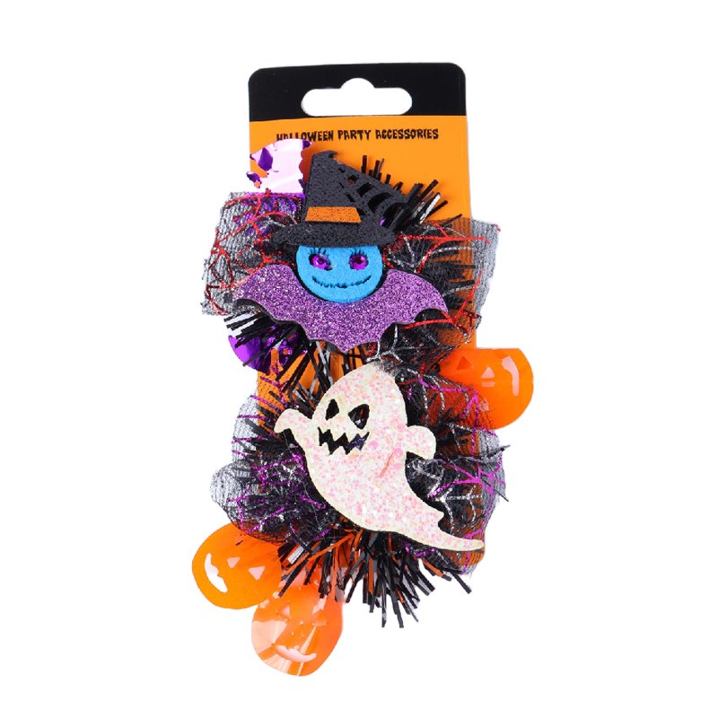 Halloween Hair Clips 2pk Ghose & Witch