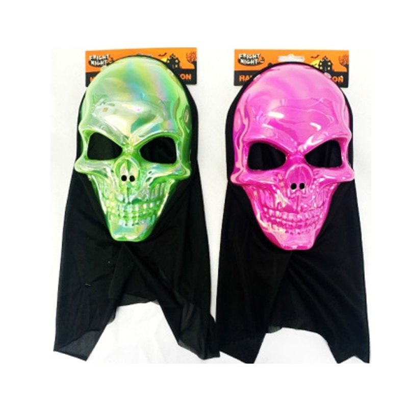 Halloween Mask Ghost with Shroud 2 Colors 24x16cm