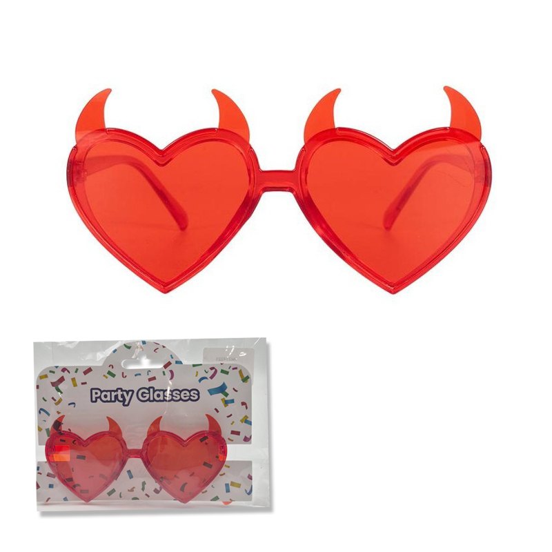 Halloween Devil Glasses 14x6.5cm