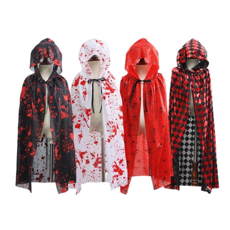 Halloween Hooded 140cm Adult Size 4 Colors