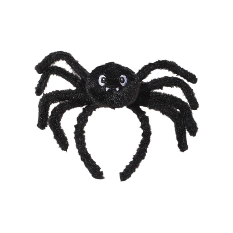 Halloween Headband Plush Spider 28x22cm