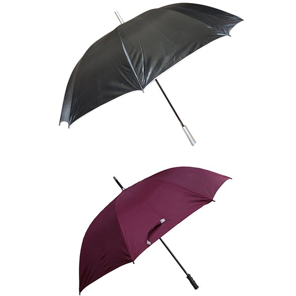 Rain Umbrella 70cm Golf Black/silver Automatic
