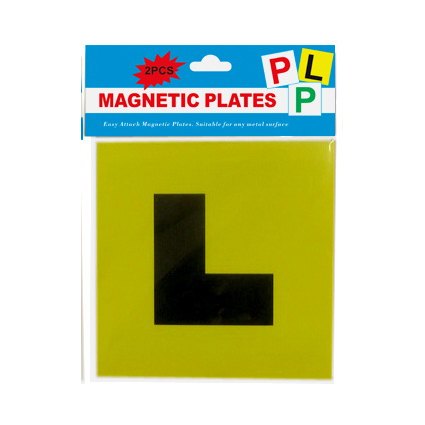 Car Plates 2pc Qld L Magnetic