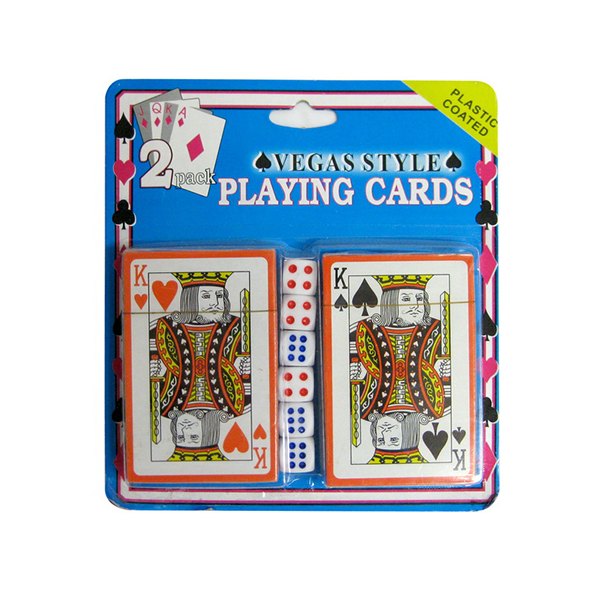 Game Poker Set 2pk + Dice