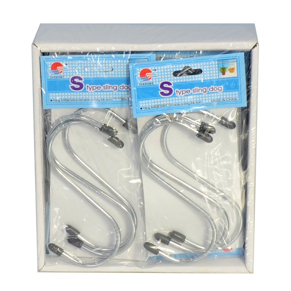 S Hooks 3pk S/steel 9cm