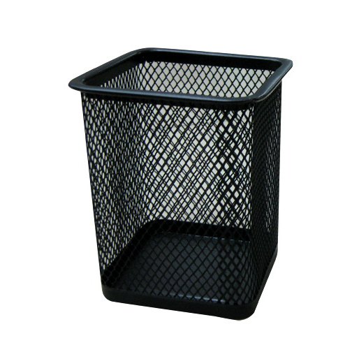 Pen Holder Sqr Metal Netting