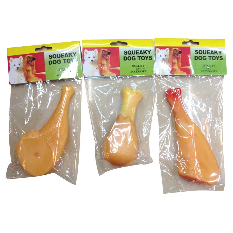 Pet Toy Chicken Leg 3 Assorted