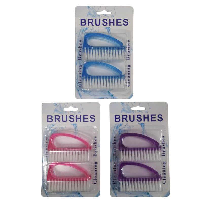 Clean 2pc Nail Brushes