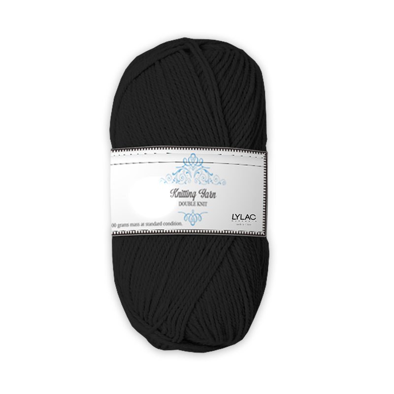 Knitting Yarn 100g Black