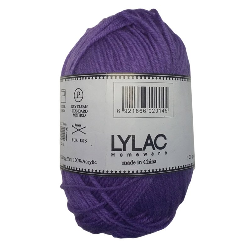 Knitting Yarn 100g Blue Violet