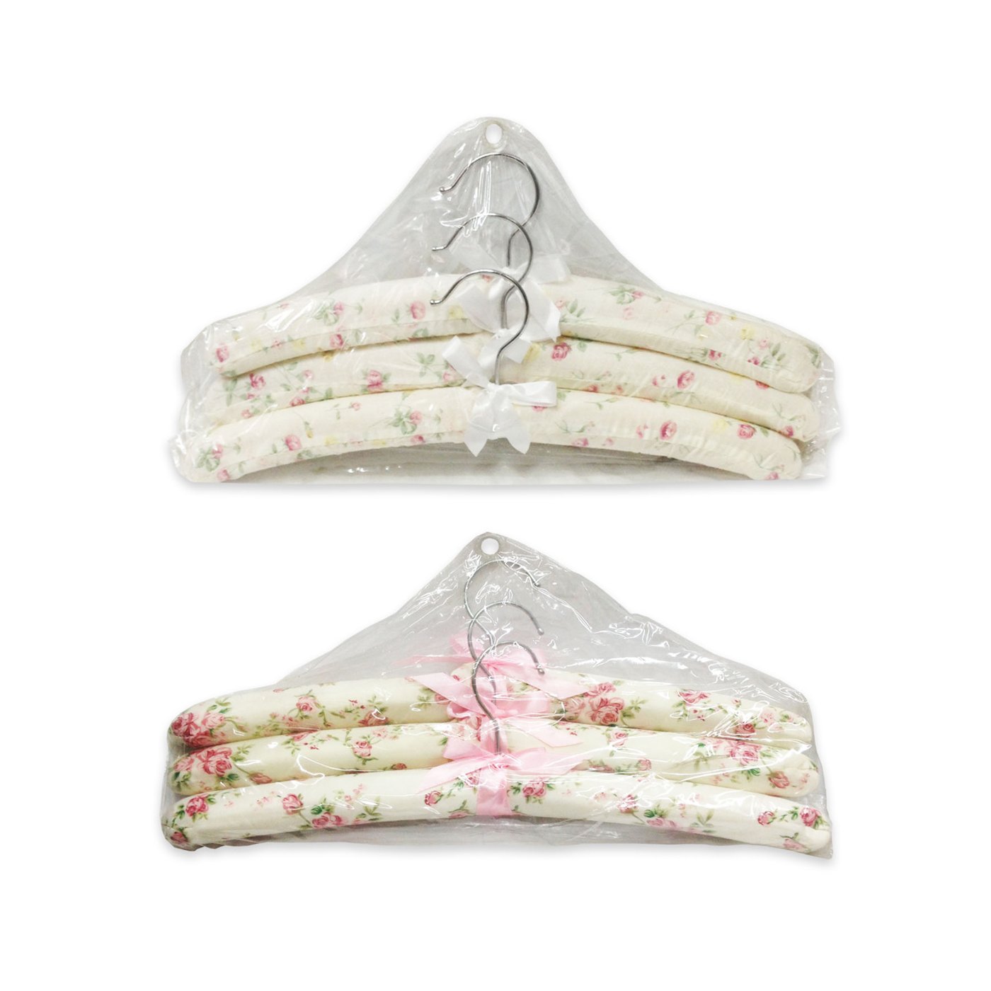 Clothes Hanger - Cotton 3pc Flower Dsn