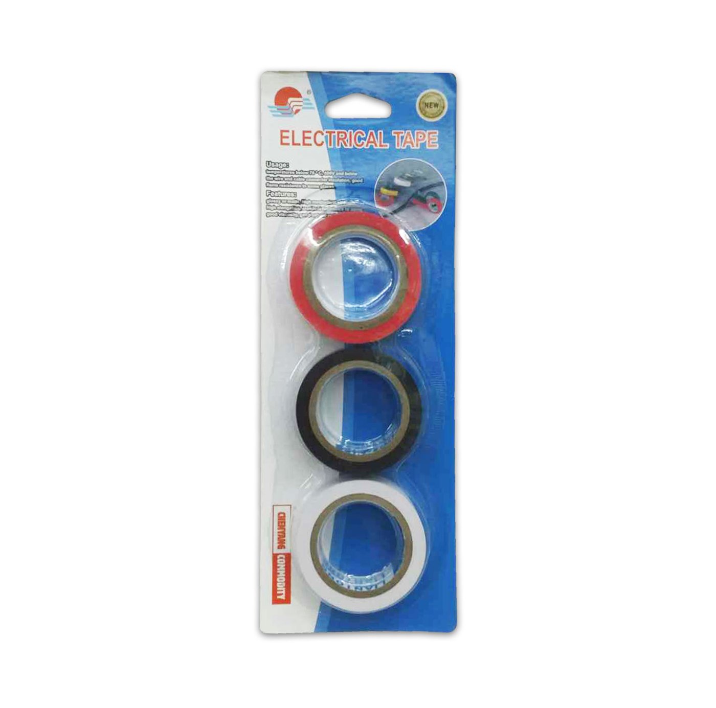 Electric Tape 3pc Colored