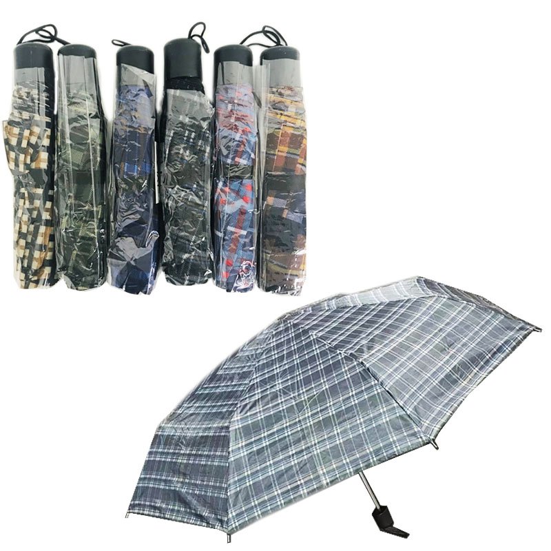 Rain Umbrella Foldable Check Dsn