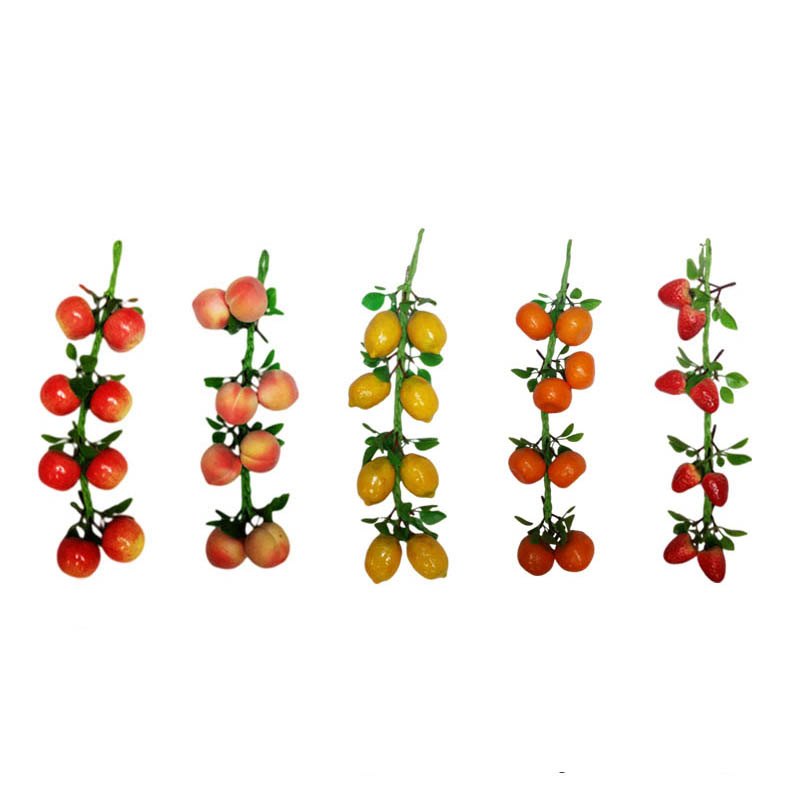 Fruit/vege String 8 Head 45cm 5 Assorted