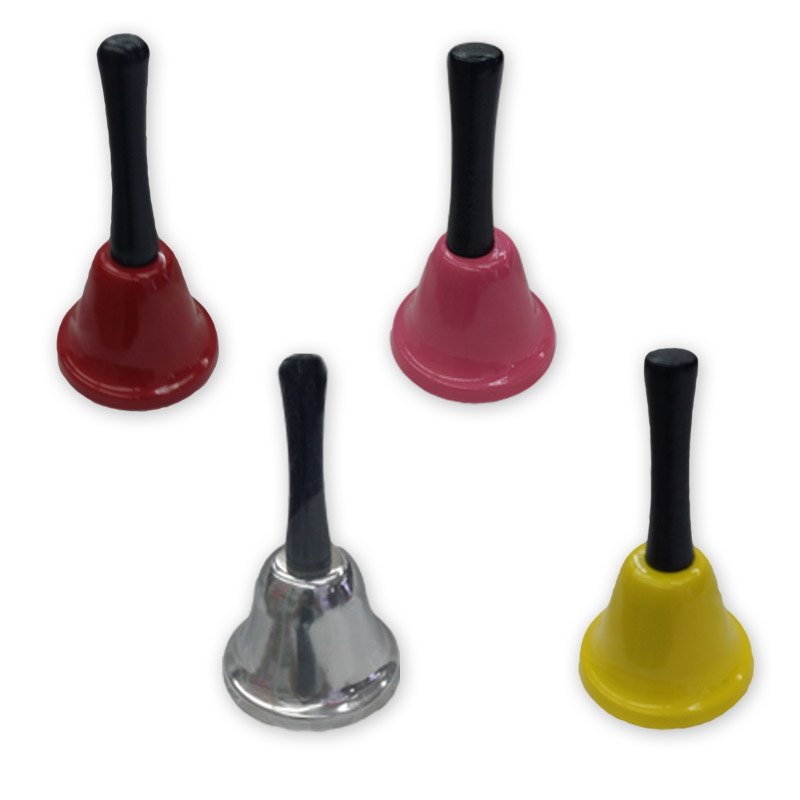 Bell with Handle Assorted Assorted Colours 6.5x13cm PVC Box