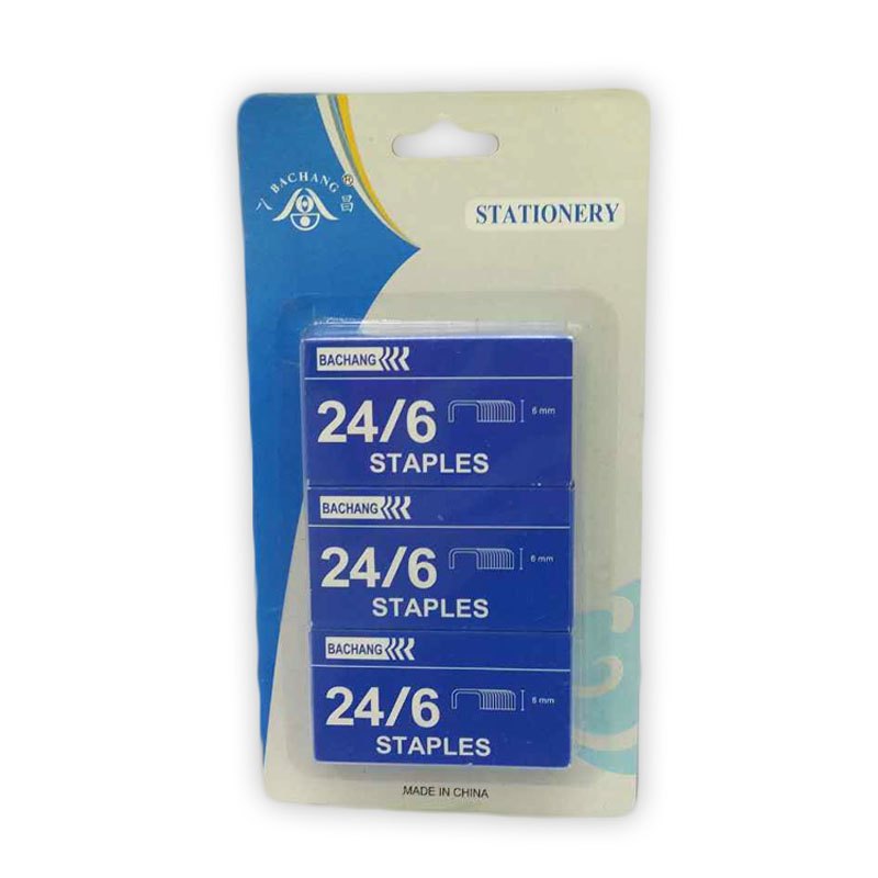 Metal Staples 24/6 3pk