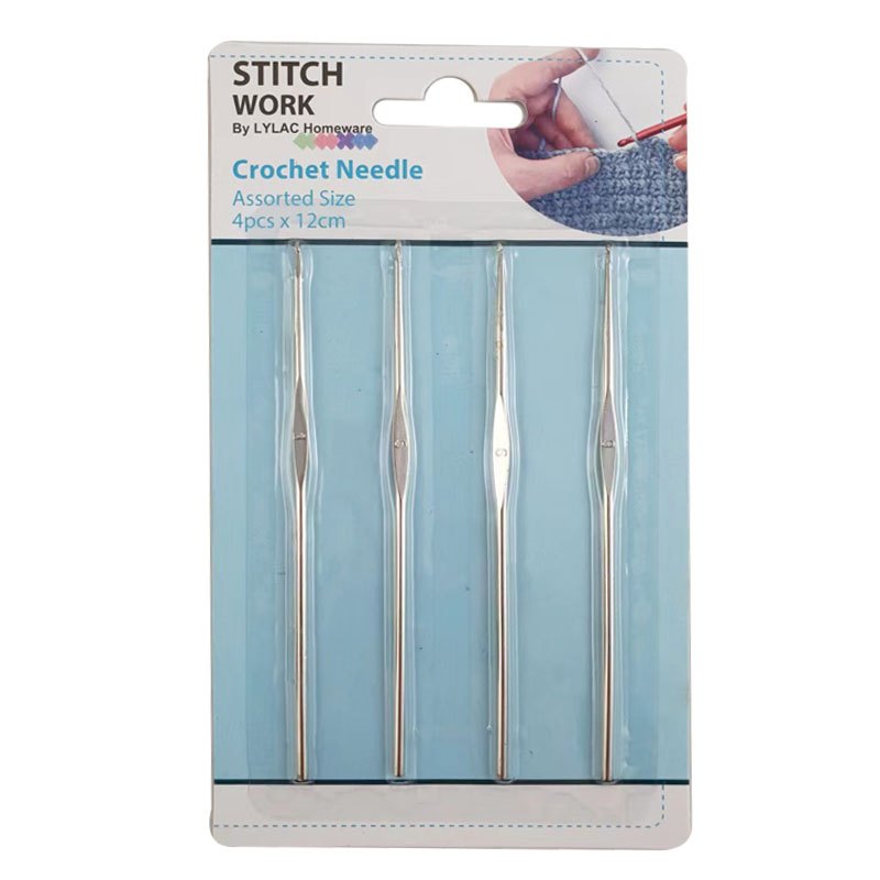 Stitchwork Crochet Needle 4pk 12cm