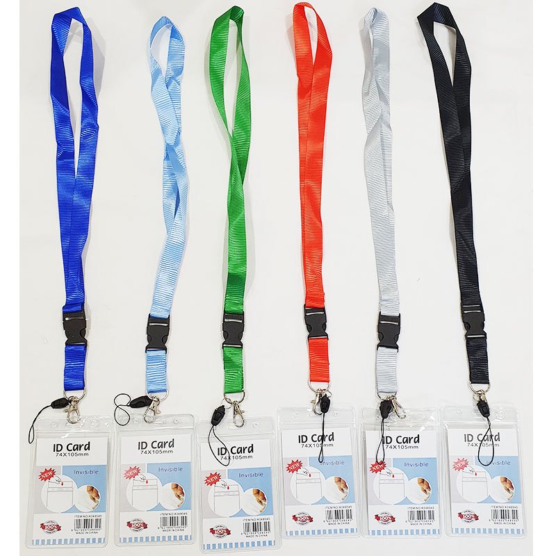 Lanyard with ID Card Pocket 2CMX90CM