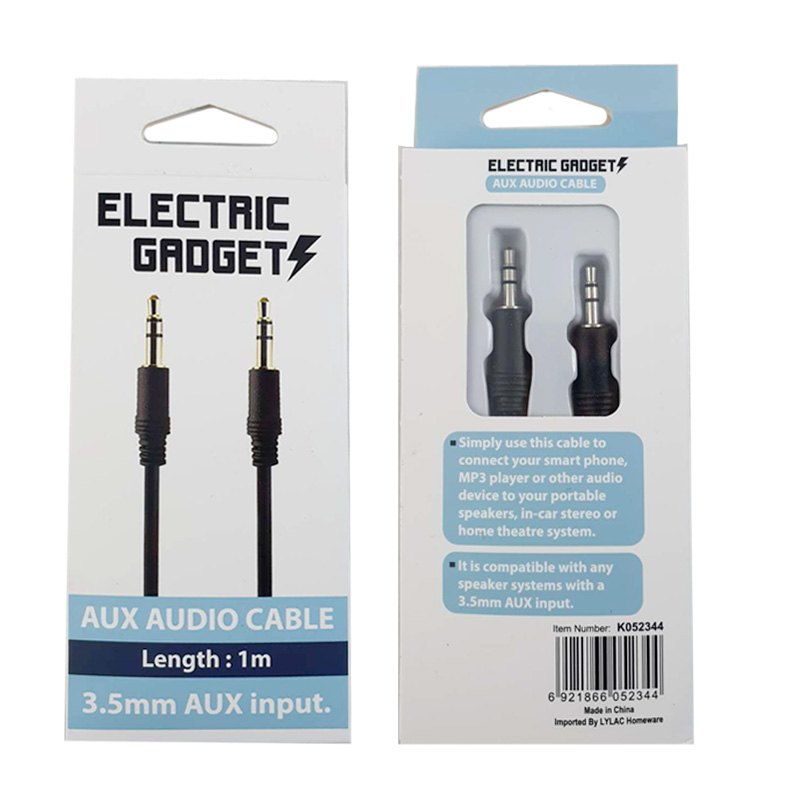 Electrical Aux Audio Cable 1m