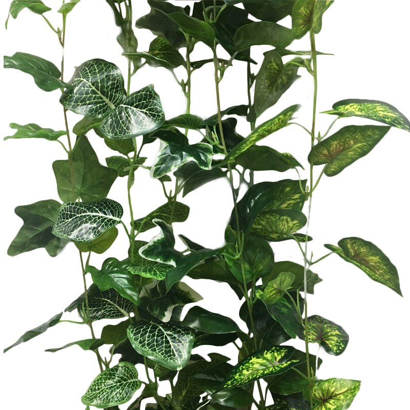 Foliage Vine 2.3m 70pc Leaves 6 Assorted
