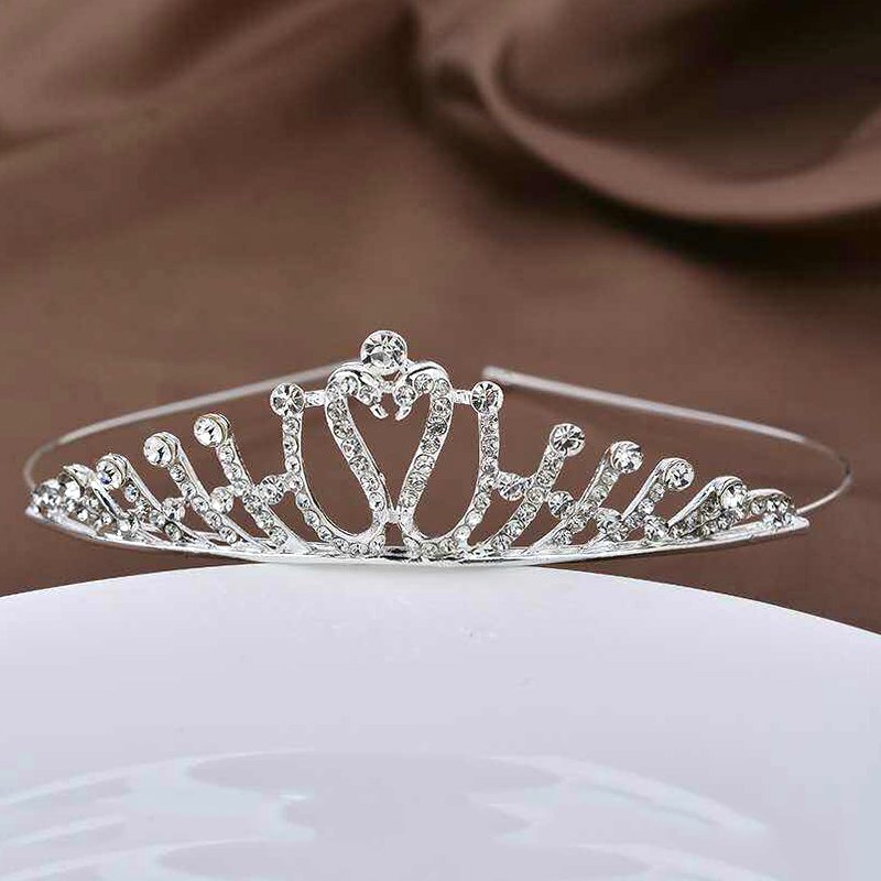 Party Tiara Crystal with Headband Swan Dsn Hangsell Bag