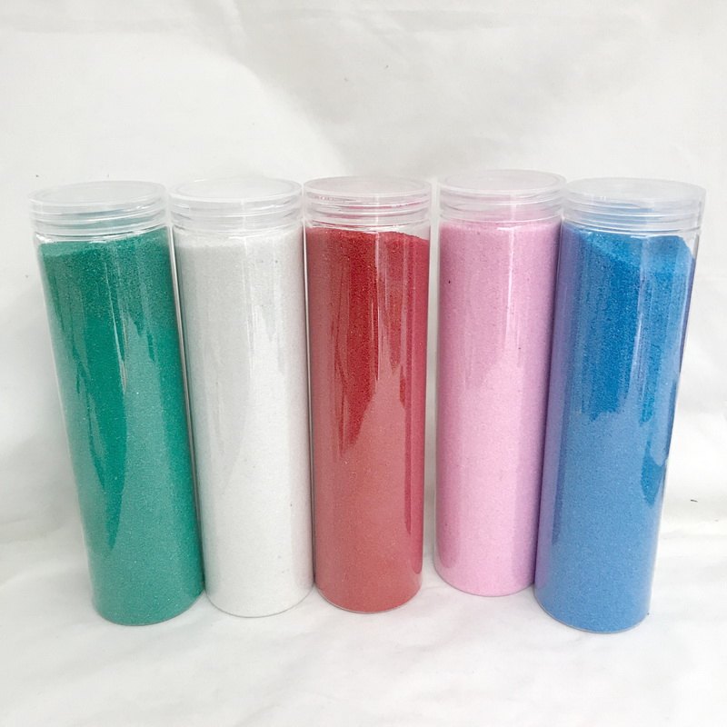 Vase Deco - Color Sand in Tube 650g 5.5X20CMH