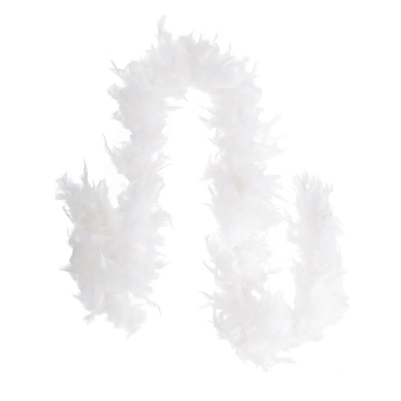 Feather Boa 30g White 1.5m