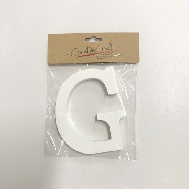 Craft Wood Letters 10cm 1.2cm Thick "g"