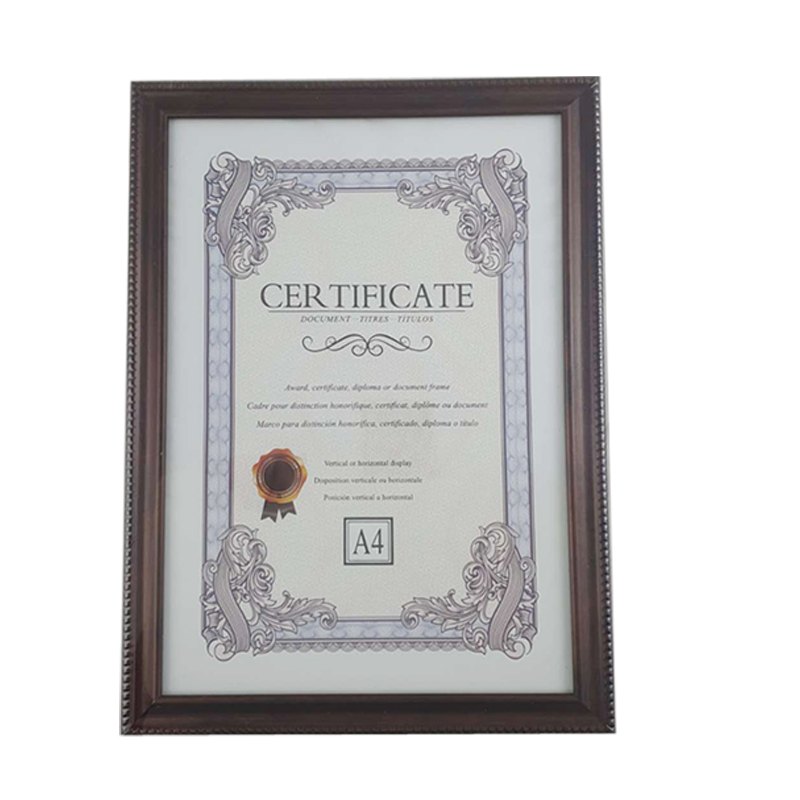 Photo Frame Certificate with Stand