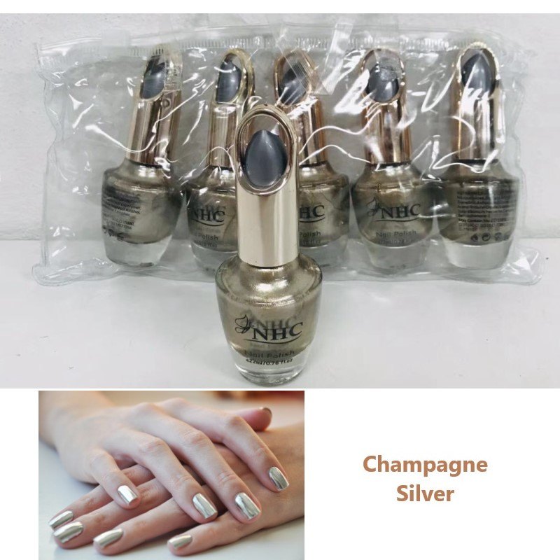 Nail Polish 20ml Champagne Silver