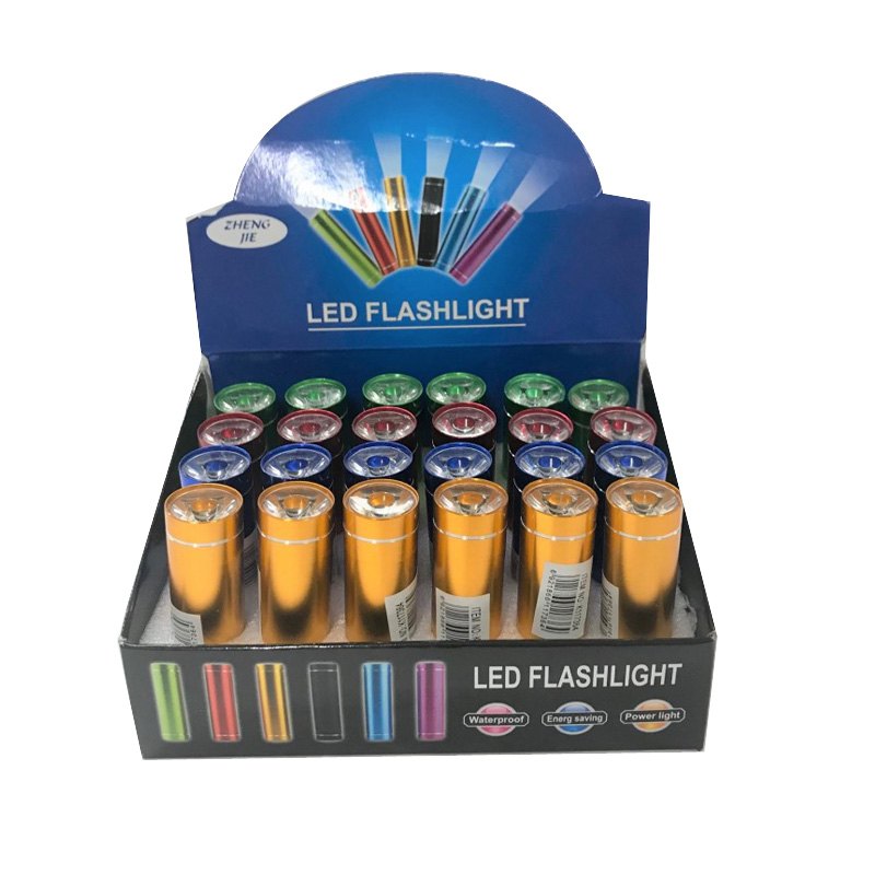 LED Torch Mini 2.5x9cm Assorted Colors
