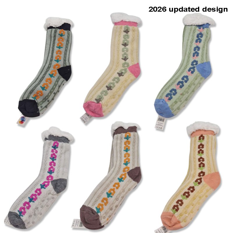 Bedroom Socks Adults Checks