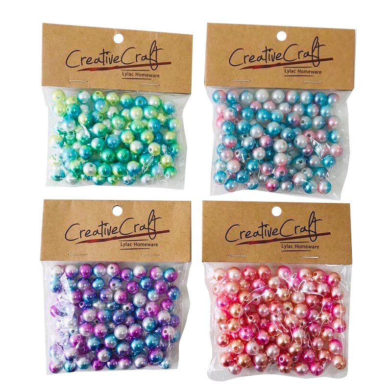 Craft Pearl Beads Glitter 40g