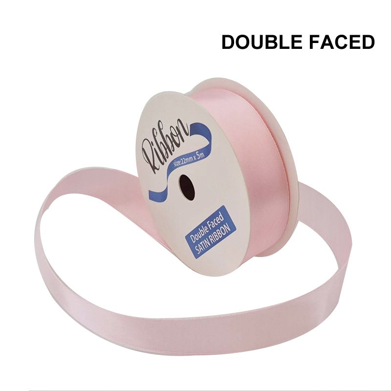 Ribbon Satin 22mmx5m L. Pink