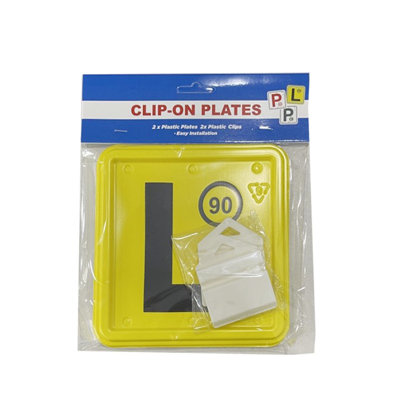 Car Plates 2pc with Clips Nsw L
