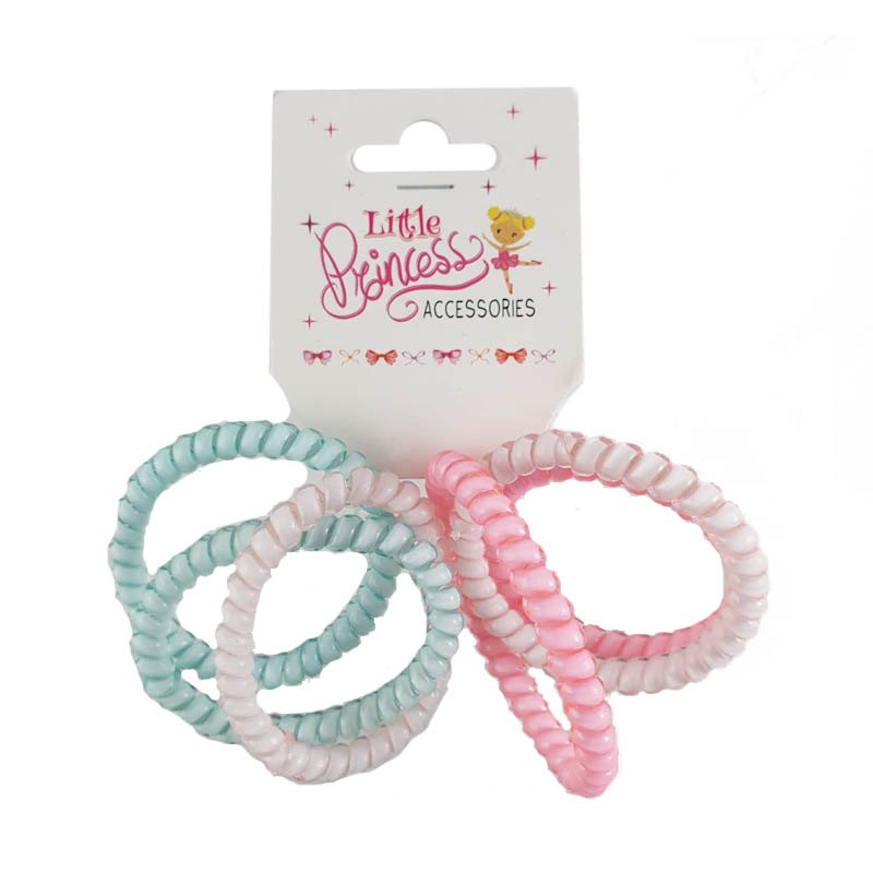 Kids Hearbands 6pc Wire Mixed 3 Solid Colors
