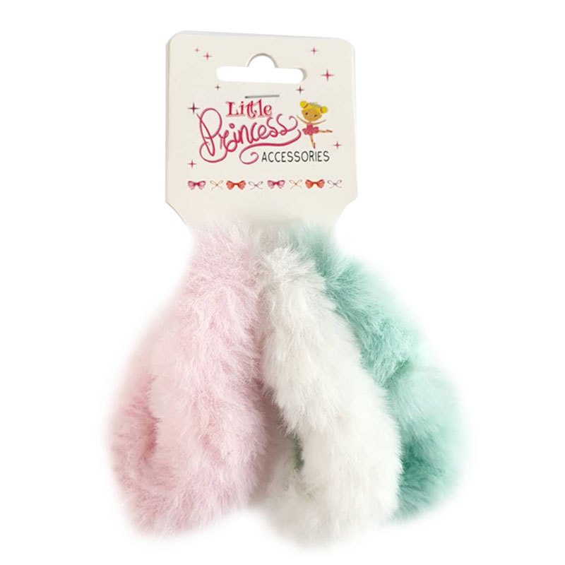 Kids Hair Bands 3pc Fluffy