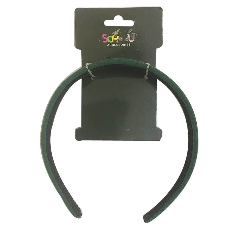 School Dark Green Headband