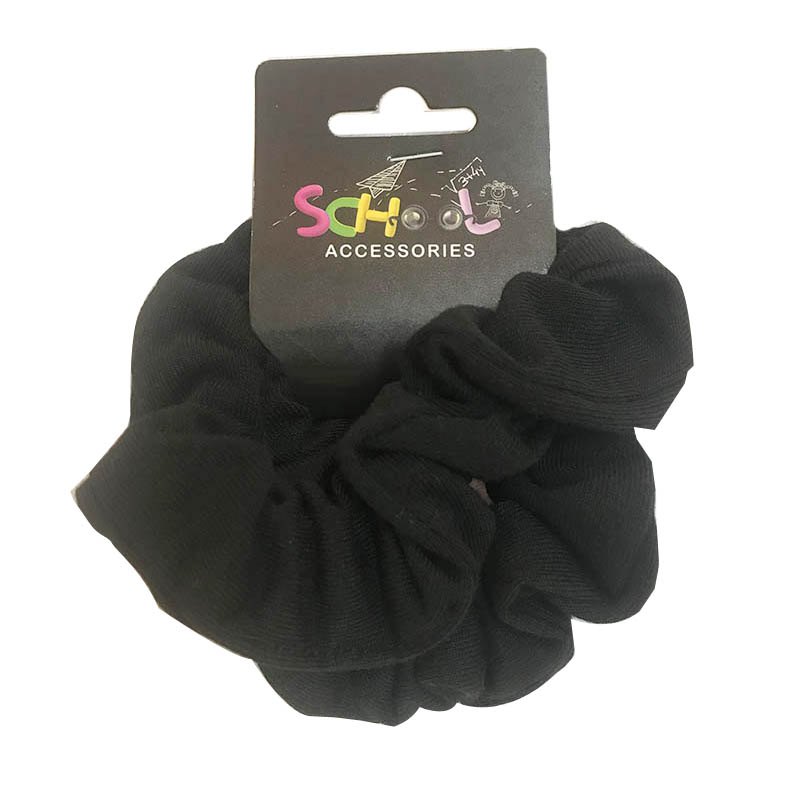 School Black Scrunchies 2pc