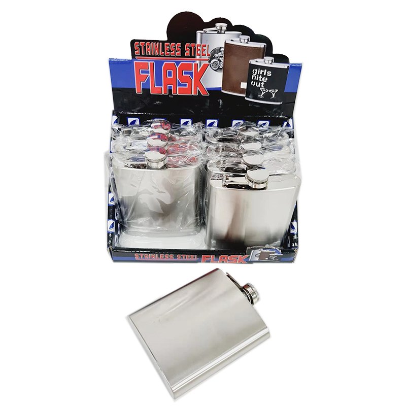 S/steel Flask 7oz Plain