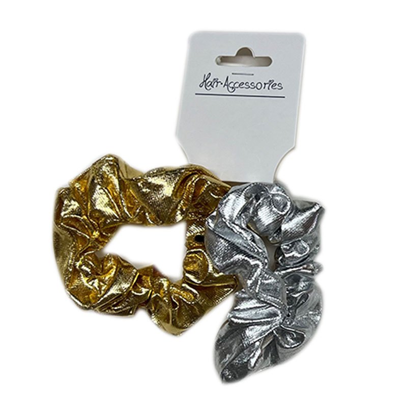 Hair Bands 2pc Gold & Silver