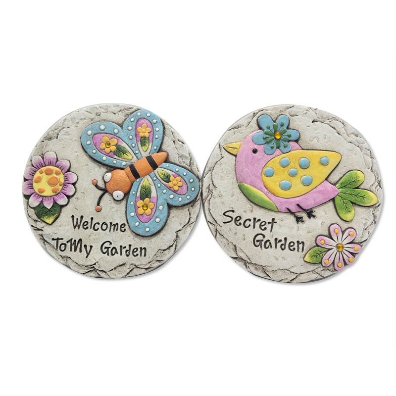 Garden Inspirational Rock 2 Assorted 18x18x2cm