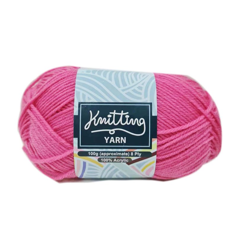 Knitting Yarn 100g Red Lotus