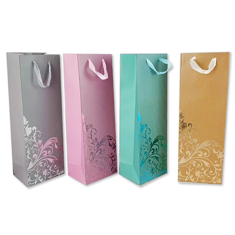 Gift Bag Hot Stamping Bottle 4 Assorted