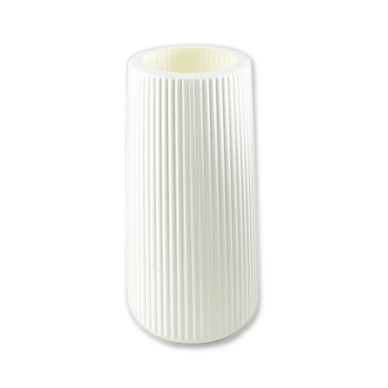 Plastic Vase 15.5x30.5cm White Only