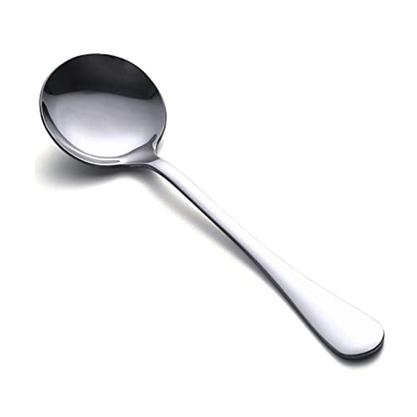 Cutlery S/steel Dessert Round Spoon 17cm 2mm Thick